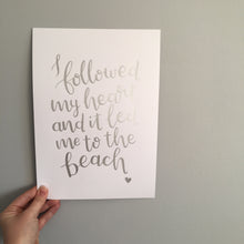 Load image into Gallery viewer, Gold/Silver Custom Lettered Wall Art