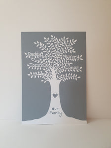 Personalised Family Tree