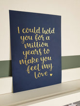 Load image into Gallery viewer, Gold/Silver Custom Lettered Wall Art