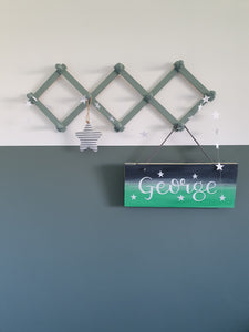 Hand Painted Wooden Sign