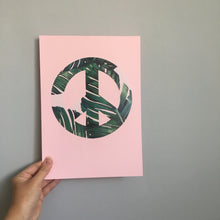 Load image into Gallery viewer, Peace sign wall art