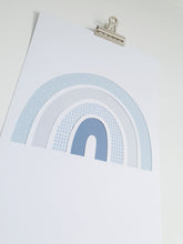 Load image into Gallery viewer, Rainbow papercut. Custom colours.