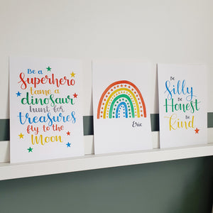 Set of 3 Childrens room art