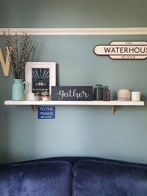 Hand Painted Wooden Sign
