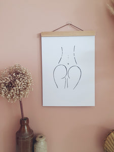Delicate Female Line Drawings