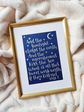 Load image into Gallery viewer, Gold/Silver Custom Lettered Wall Art