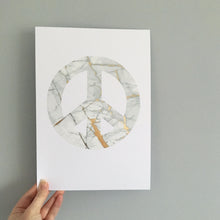 Load image into Gallery viewer, Peace sign wall art