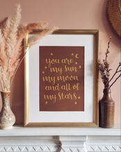 Load image into Gallery viewer, Gold/Silver Custom Lettered Wall Art