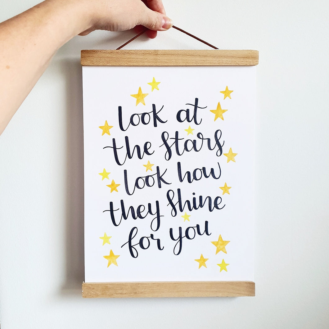 Yellow Lyrics 'Look at the Stars'