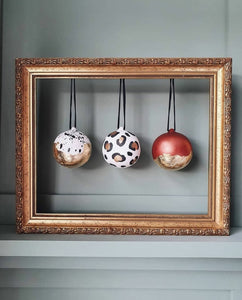 Ceramic Christmas Baubles ~ Various designs