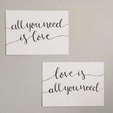 Load image into Gallery viewer, Set of 2 Hand Lettered Wall Art