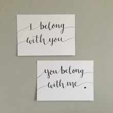 Load image into Gallery viewer, Set of 2 Hand Lettered Wall Art