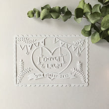 Load image into Gallery viewer, Personalised Wedding Papercut